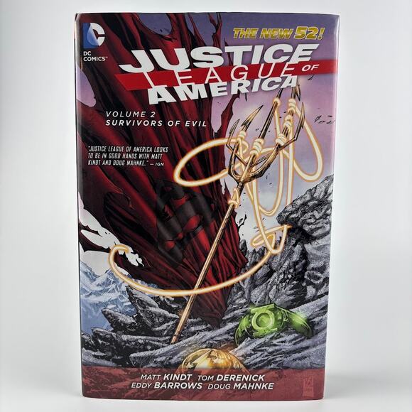 Justice League of America Vol. 2: Survivors of Evil New 52 Hard Cover VG - Picture 1 of 4